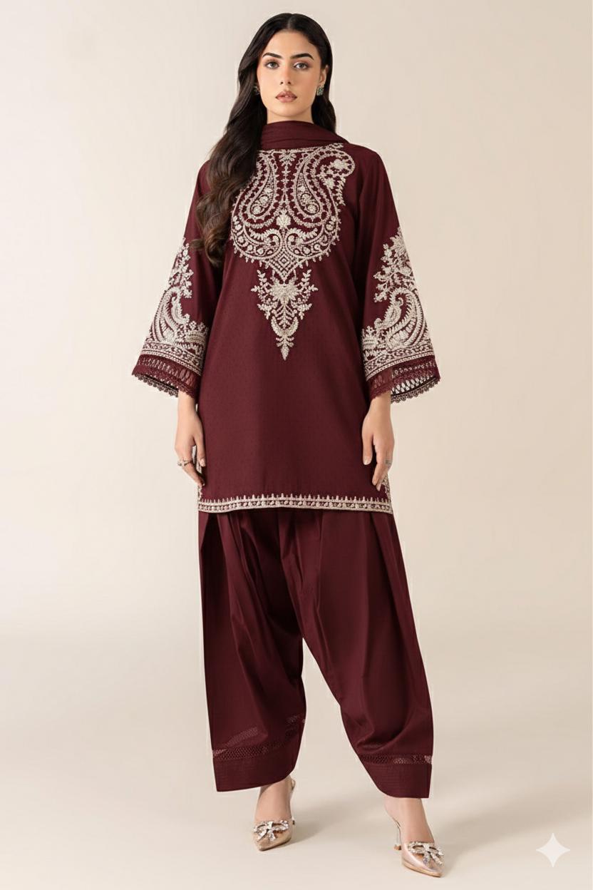 AISLING LAWN 2PC EMBROIDERED