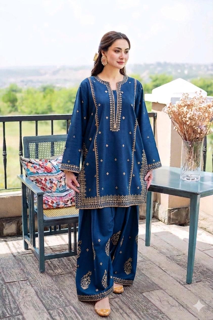 AISLING LAWN 2PC EMBROIDERED
