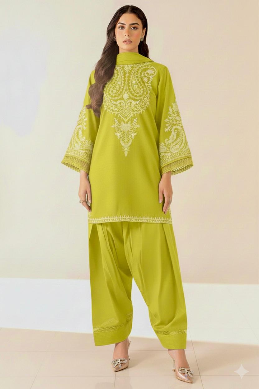 AISLING LAWN 2PC EMBROIDERED