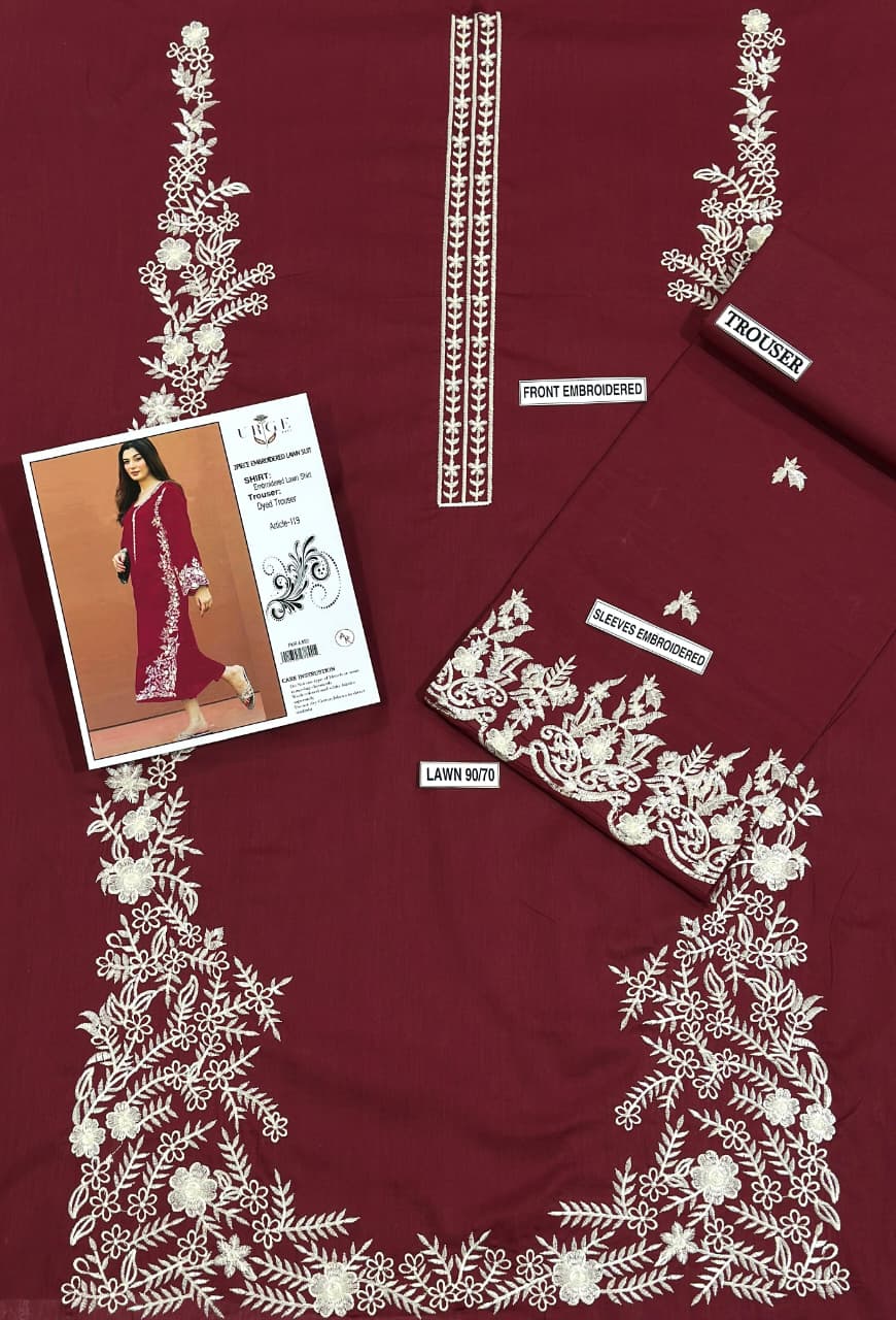 AISLING LAWN 2PC EMBROIDERED