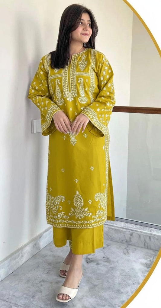 AISLING LAWN 2PC EMBROIDERED