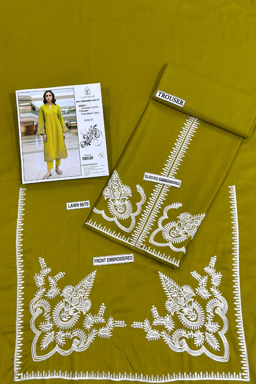 AISLING LAWN 2PC EMBROIDERED