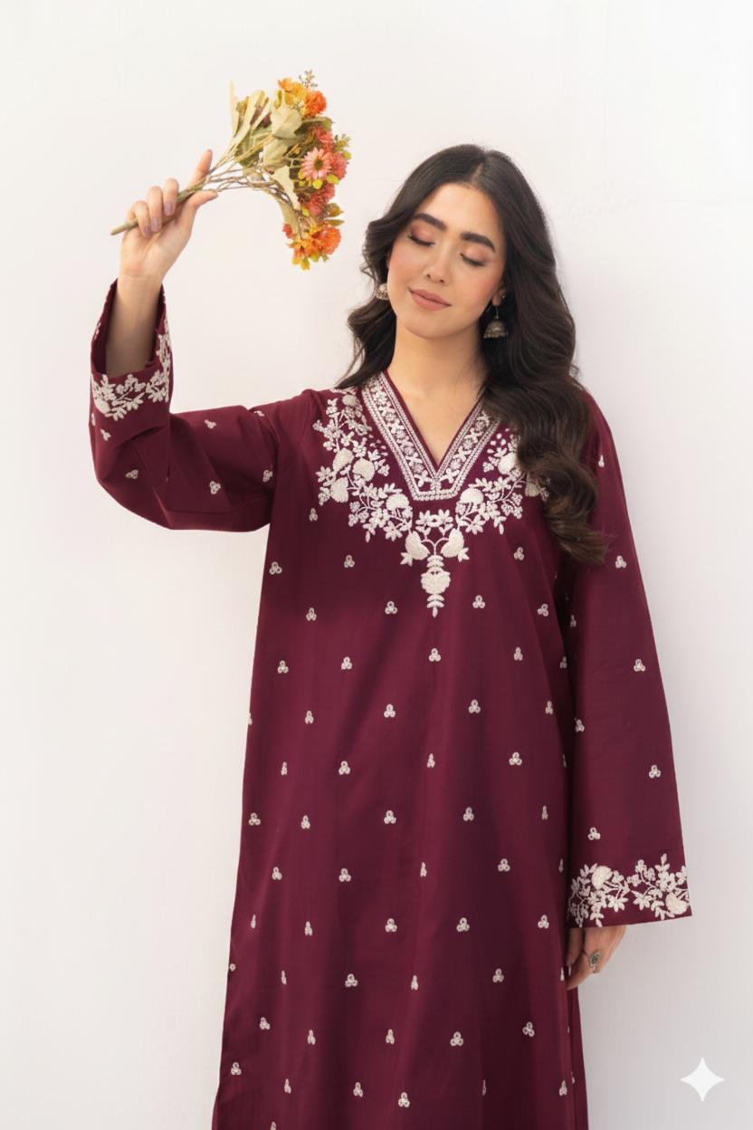 AISLING LAWN 2PC EMBROIDERED