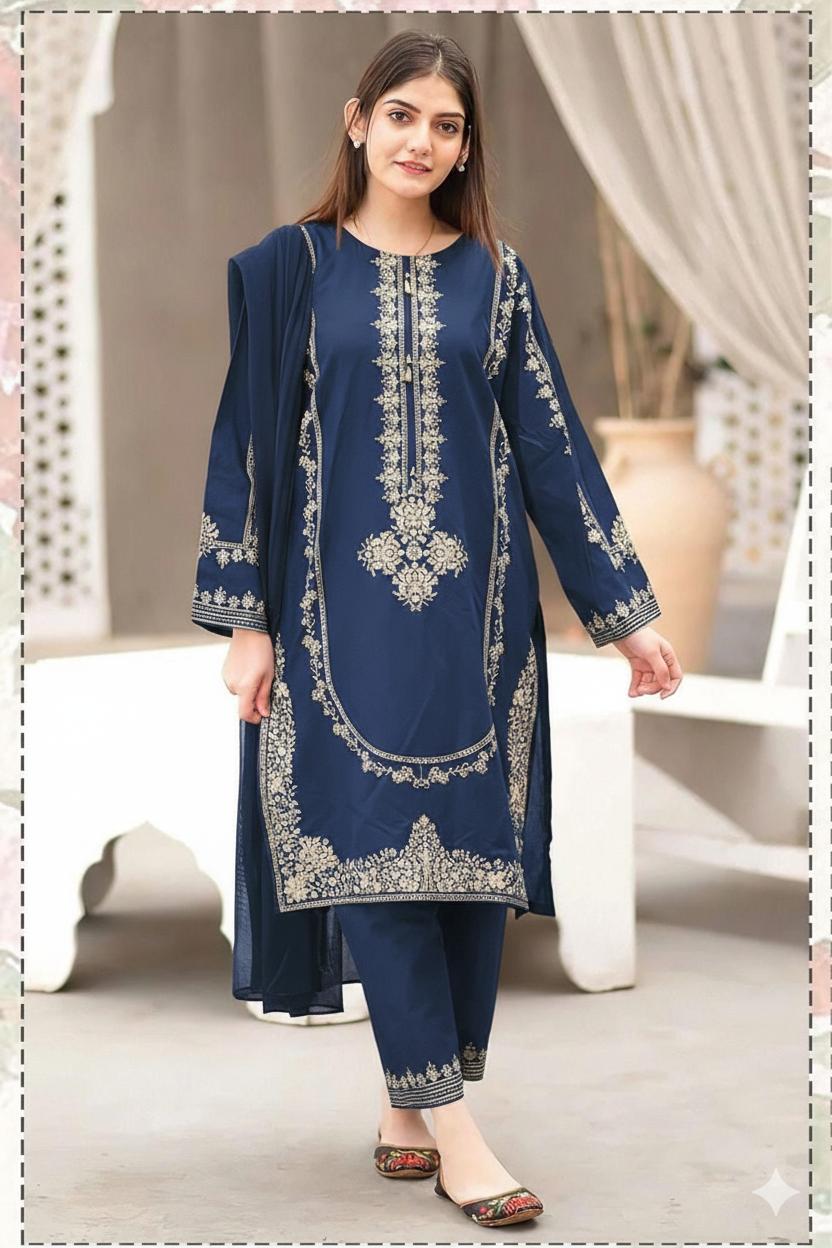 AISLING LAWN 2PC EMBROIDERED