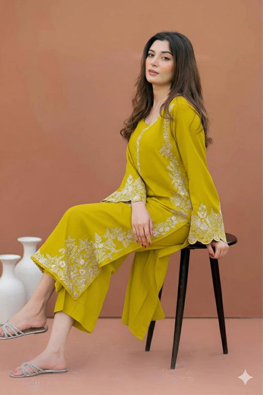 AISLING LAWN 2PC EMBROIDERED