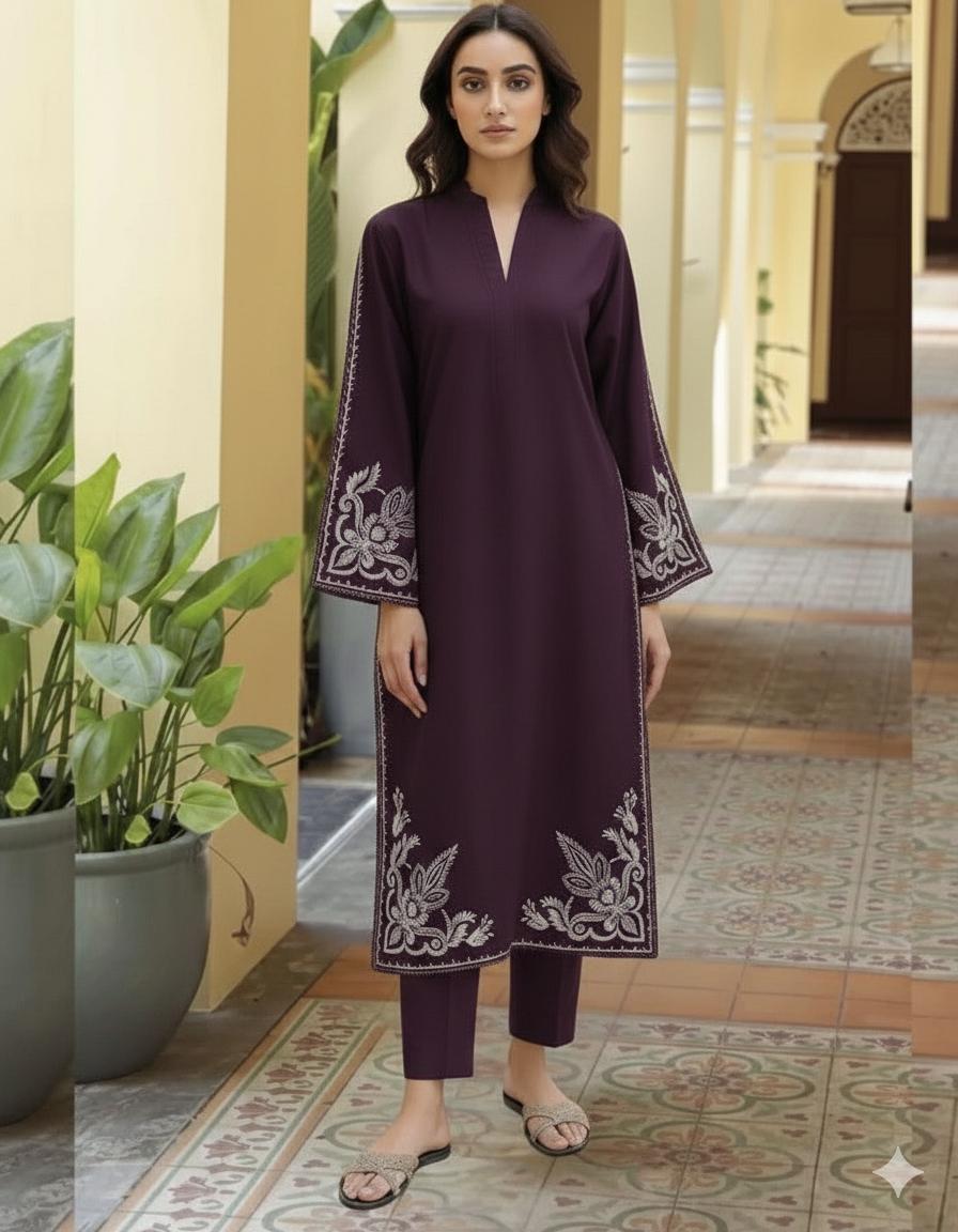 AISLING LAWN 2PC EMBROIDERED