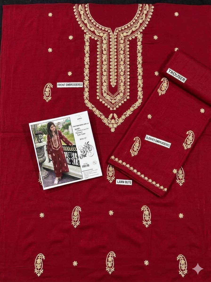 AISLING LAWN 2PC EMBROIDERED