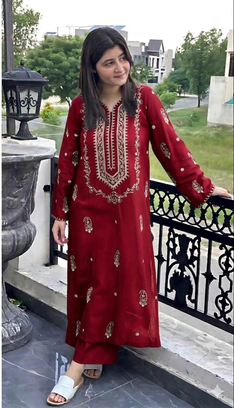 AISLING LAWN 2PC EMBROIDERED