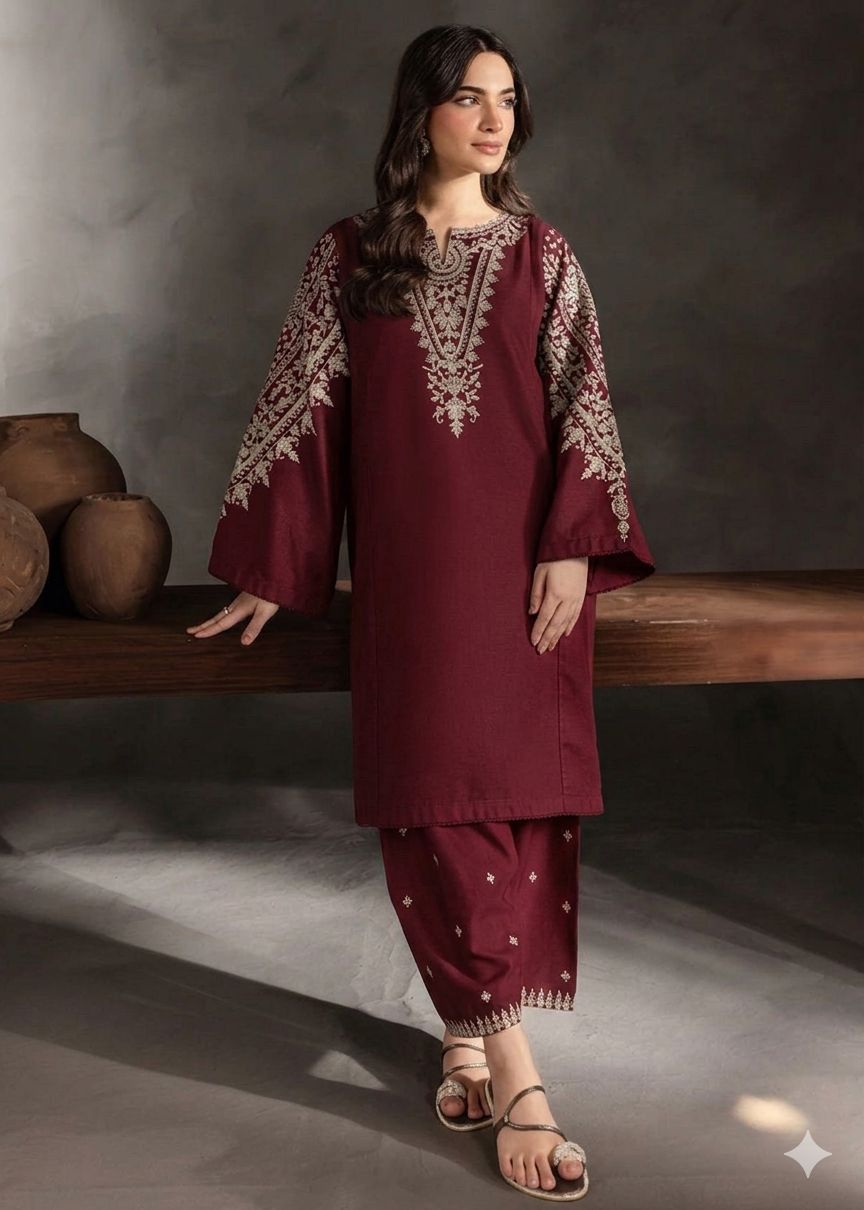 AISLING LAWN 2PC EMBROIDERED