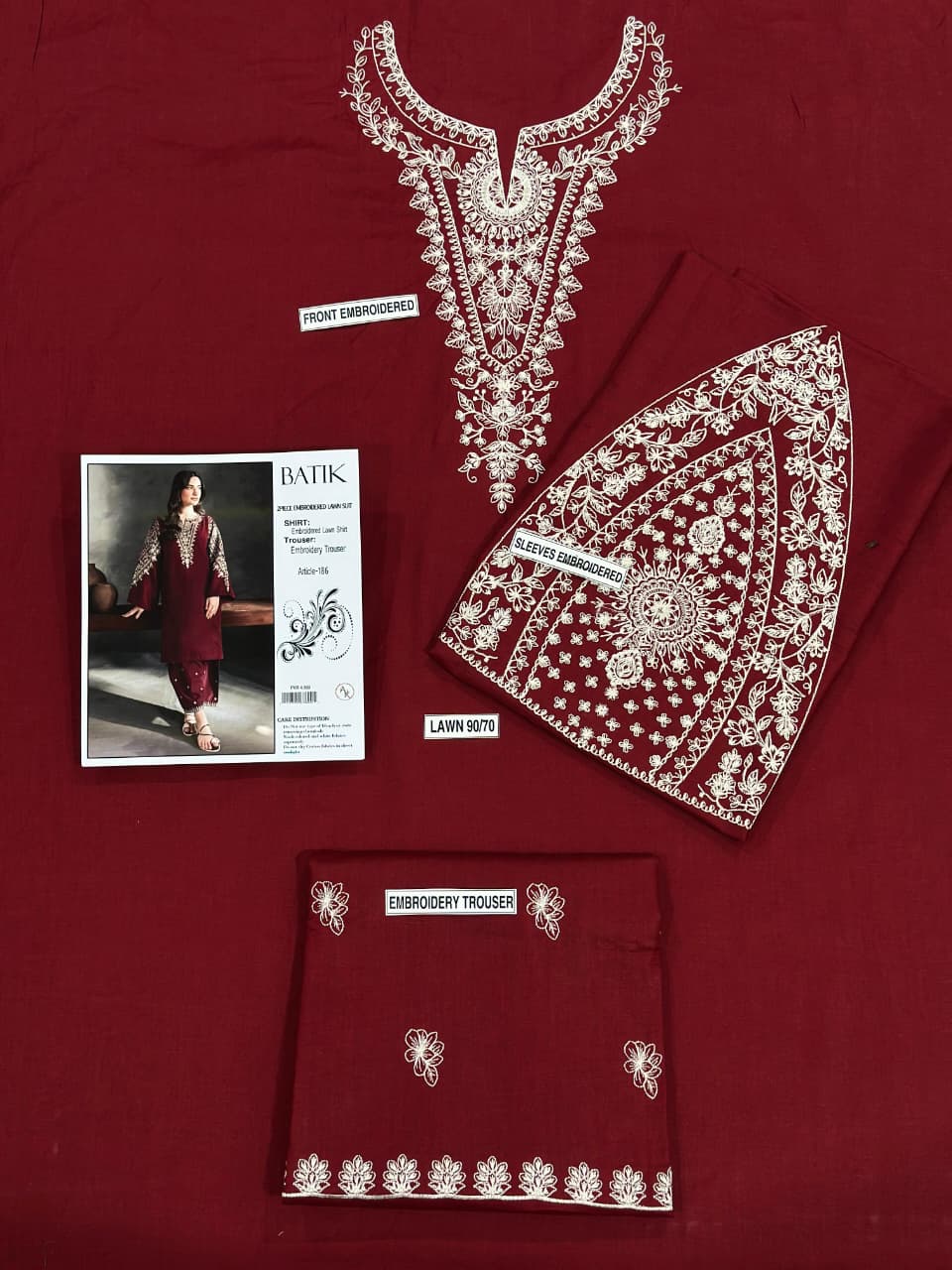 AISLING LAWN 2PC EMBROIDERED