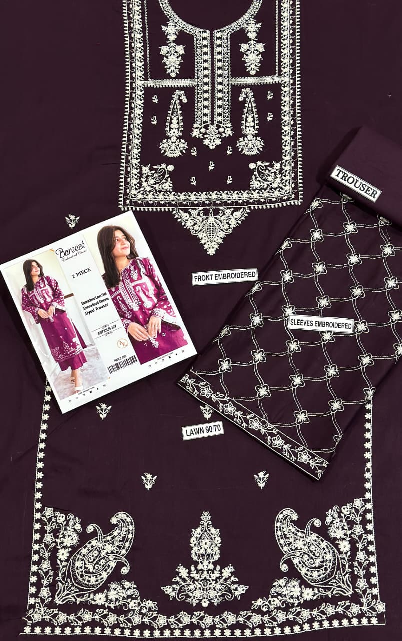 AISLING LAWN 2PC EMBROIDERED