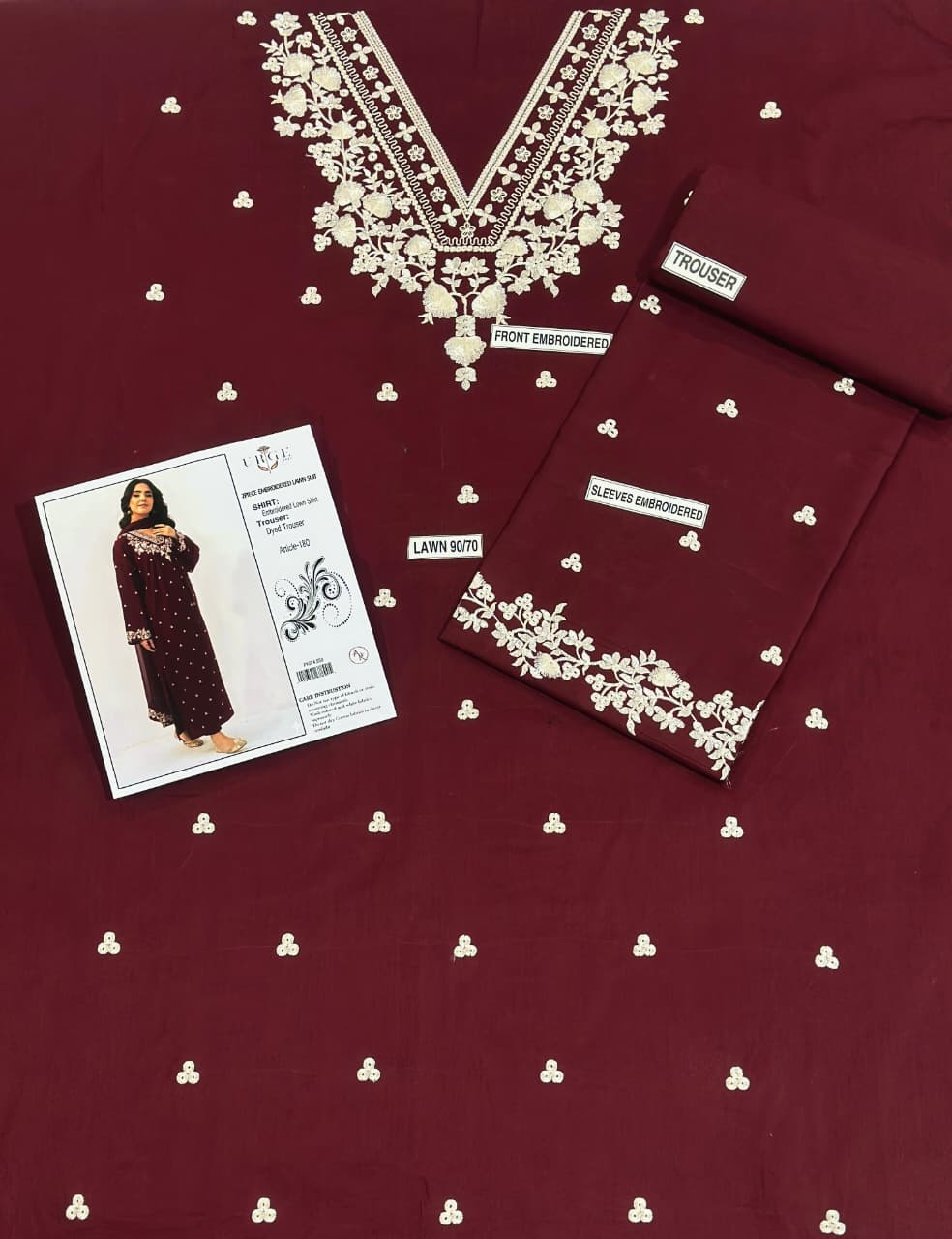 AISLING LAWN 2PC EMBROIDERED